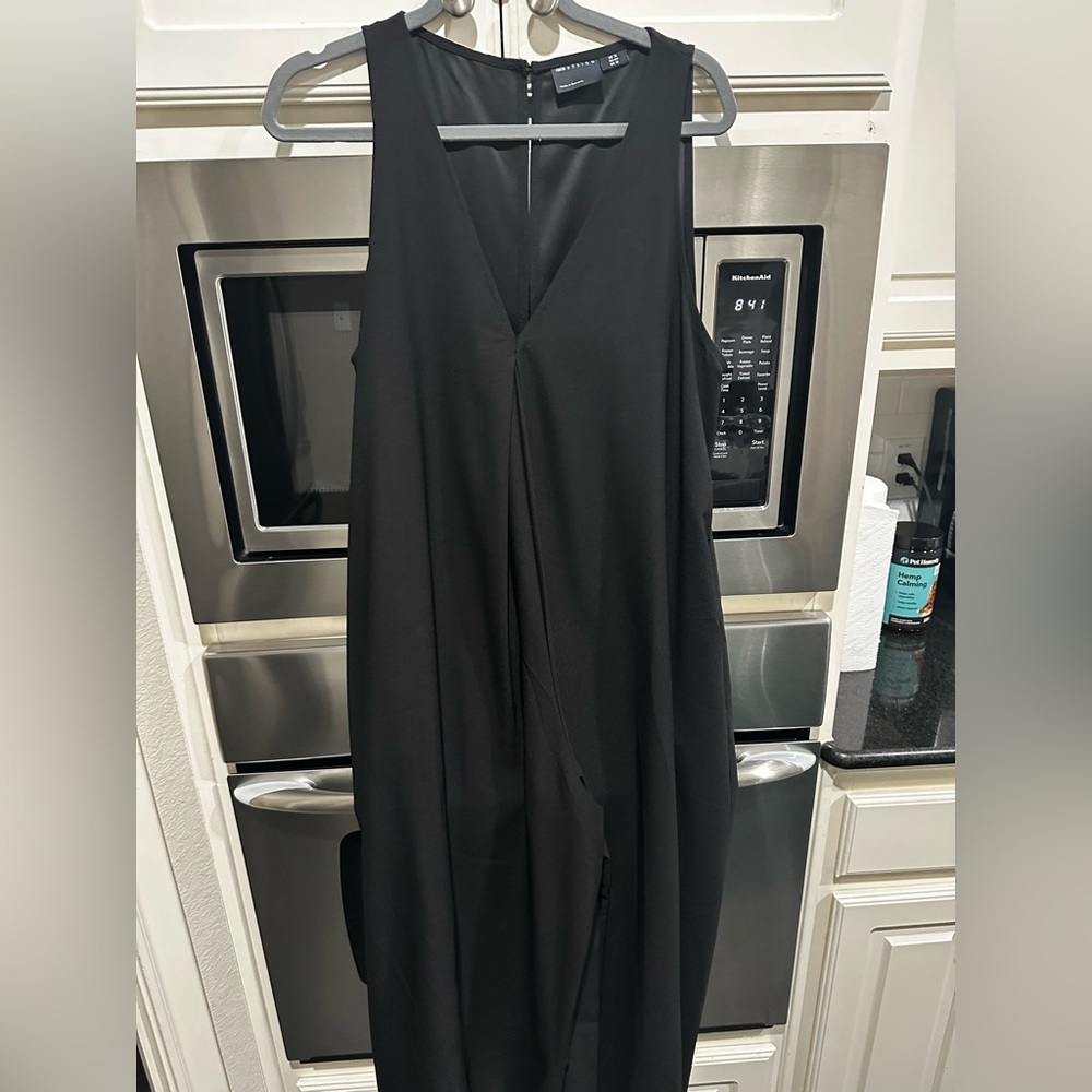 ASOS Black Wide-Leg Jumpsuit romper flowy vacation